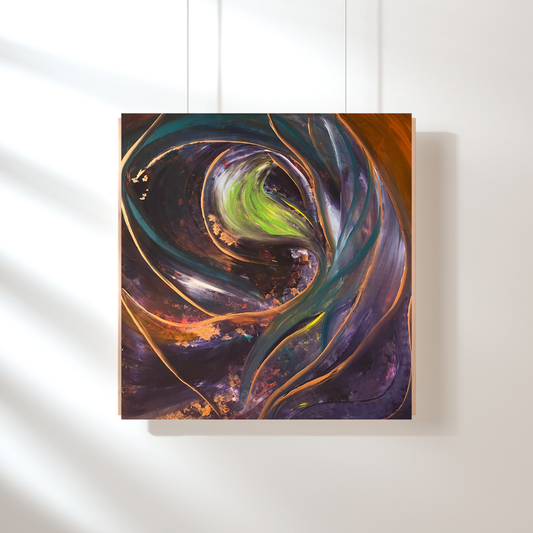 Abstract - Acrylic on Hardboard 60cm x 60cm