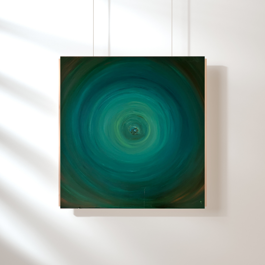 Abstract - Acrylic on Hardboard 48cm x 48cm