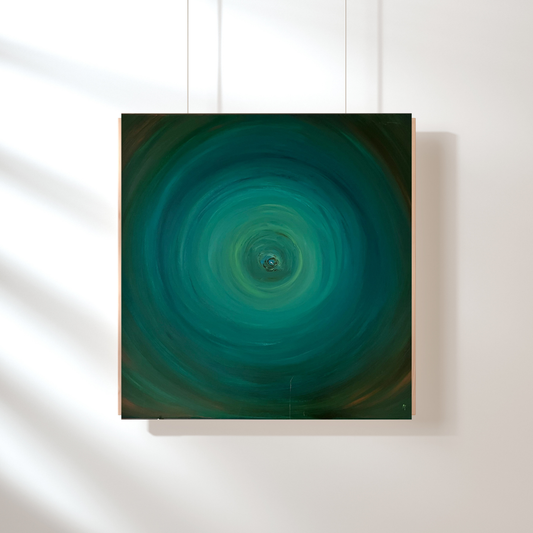 Abstract - Acrylic on Hardboard 48cm x 48cm