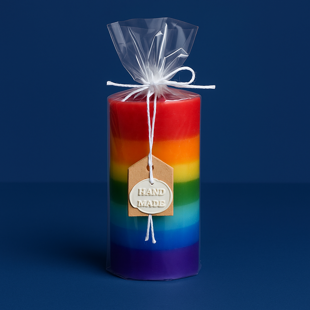 Chakra candle H:11cm W:5cm