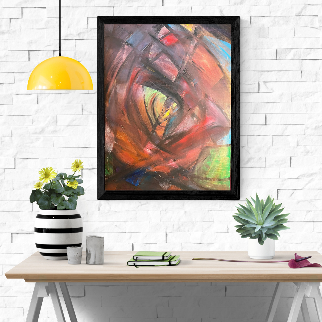 Abstract - Acrylic on Canvas 40cm x 60cm