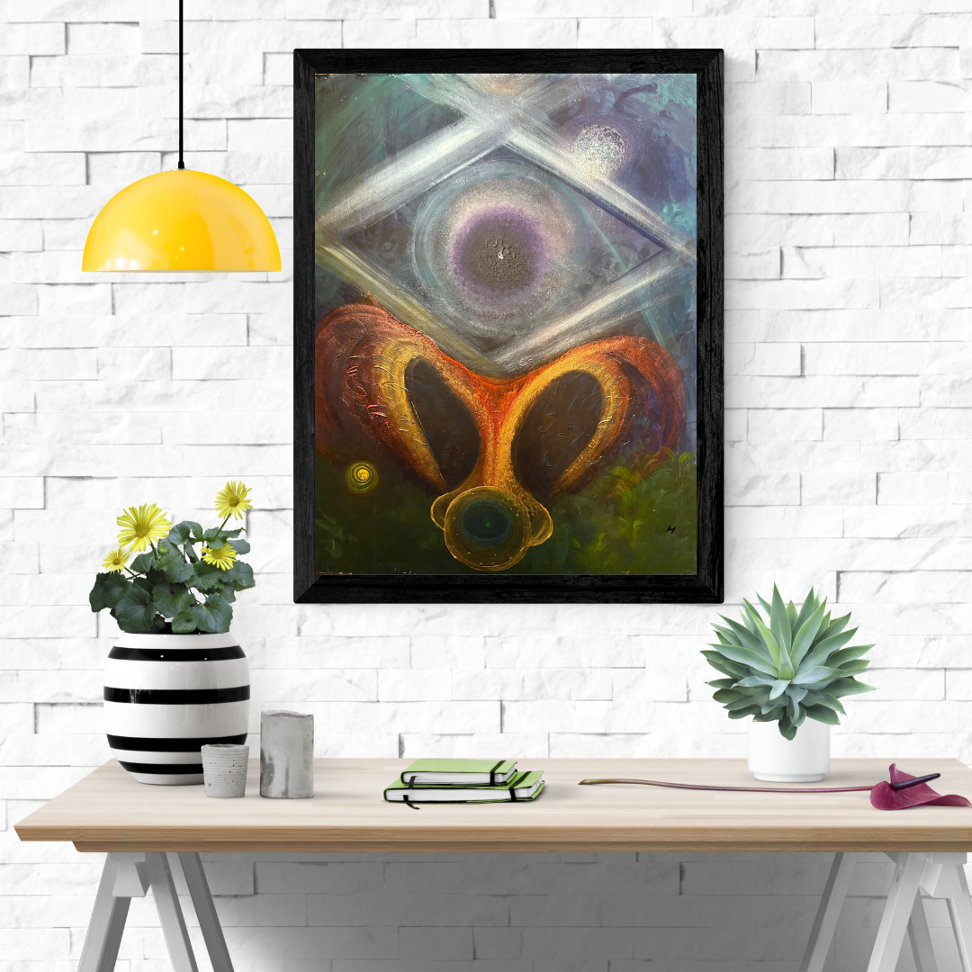 Abstract - Acrylic on Hardboard 49cm x 63cm