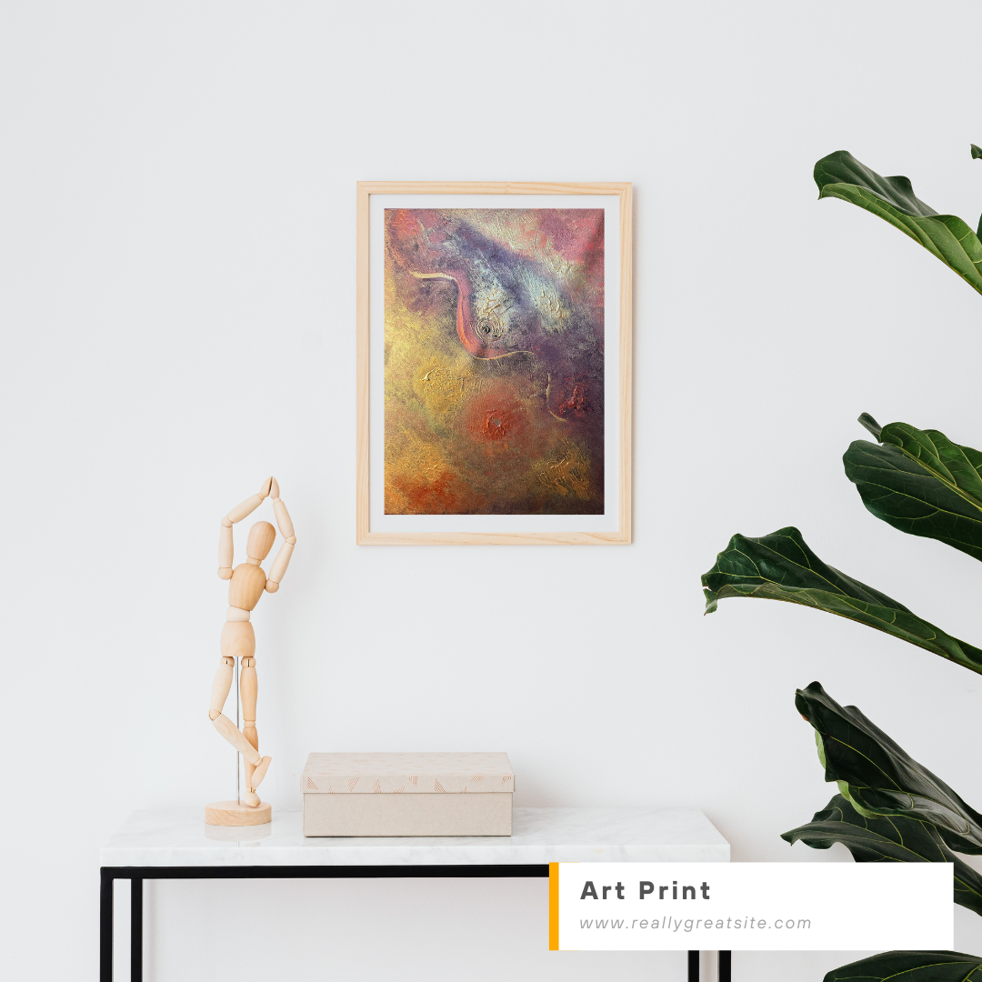 Abstract - Acrylic on Canvas 30cm x 40cm