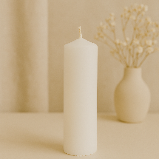 Large Oval Candle H:20cm W:5cm