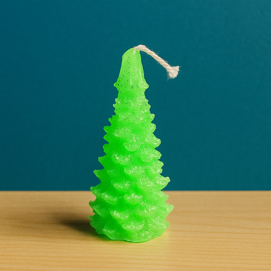 Christmas Tree Candle H:8cm W:3cm