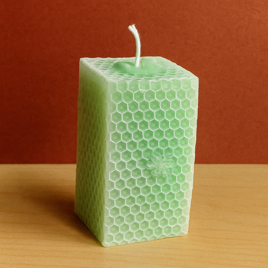 Square Candle H:7cm W:6cm