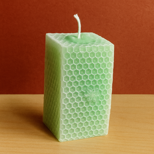 Square Candle H:7cm W:6cm