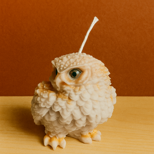 Owl Candle H:10cm W:6cm