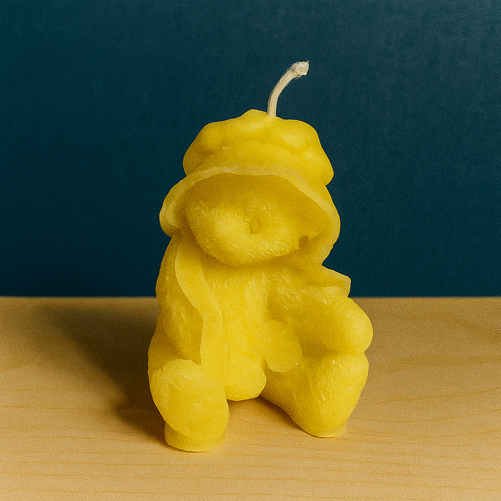 Teddy Bear Candle H:6cm W:3cm