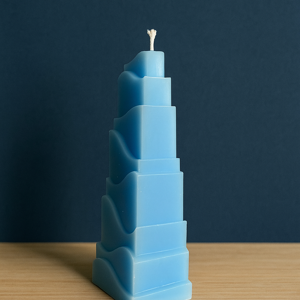 Pyramid Candle H:20cm, W:8cm