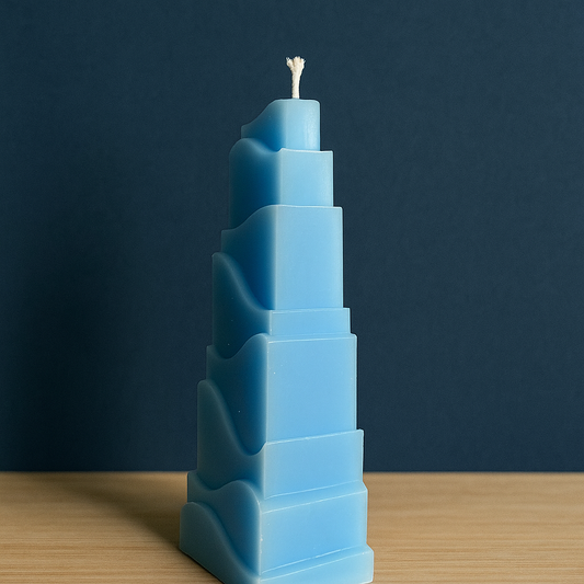 Pyramid Candle H:20cm, W:8cm