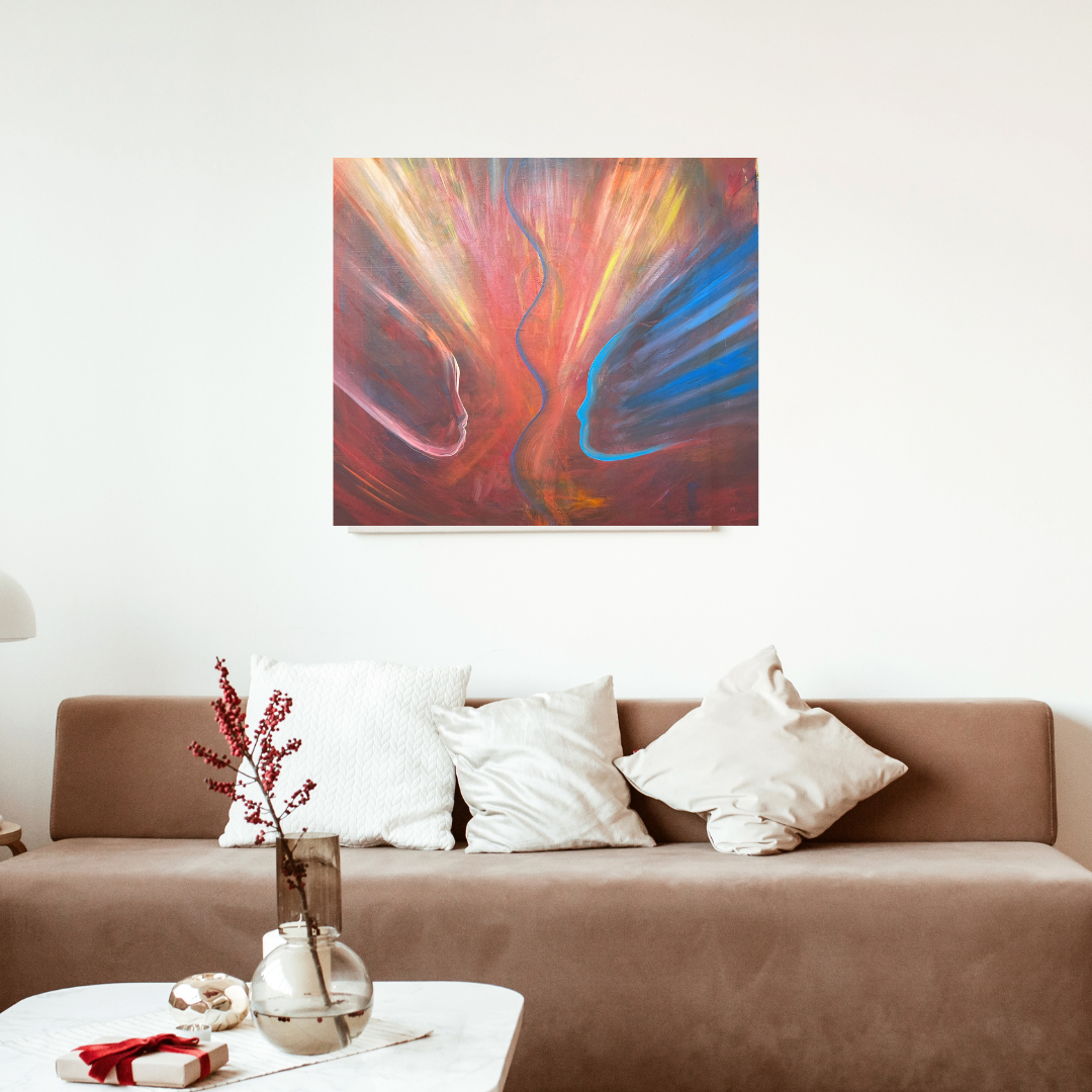 Abstract - Acrylic on Hardboard 70cm x 60cm