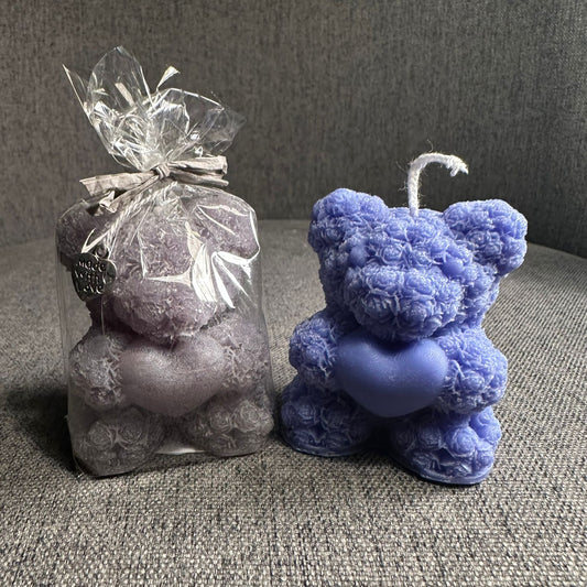 Teddy Bear Candle H:6cm W:4cm