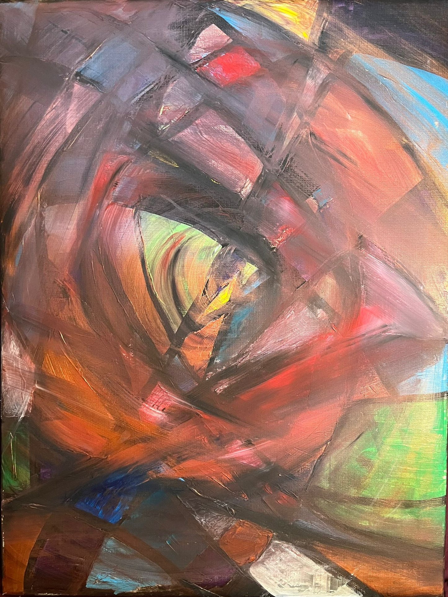 Abstract - Acrylic on Canvas 40cm x 60cm