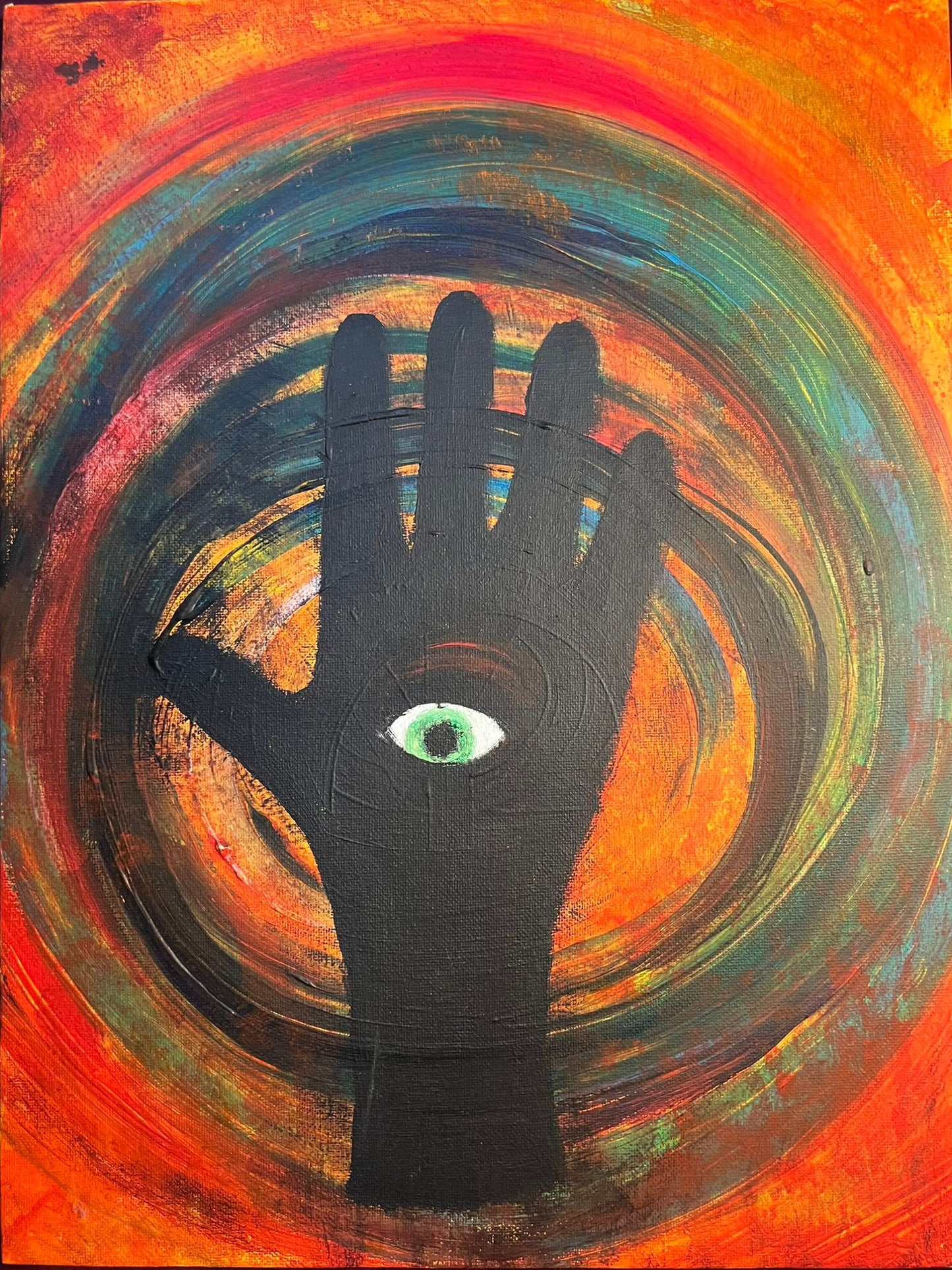 Abstract - Acrylic on Canvas 30cm x 40cm