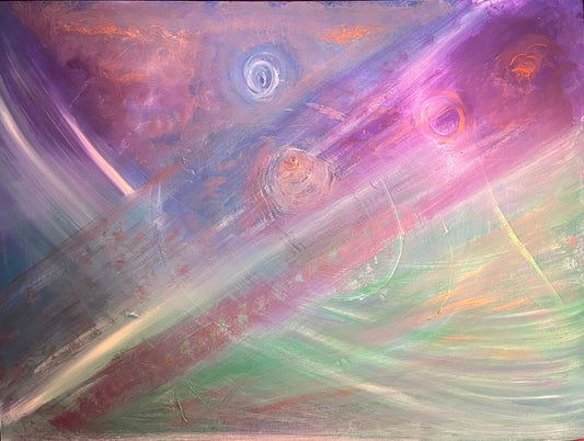 Abstract - Acrylic on Hardboard 80cm x 60cm