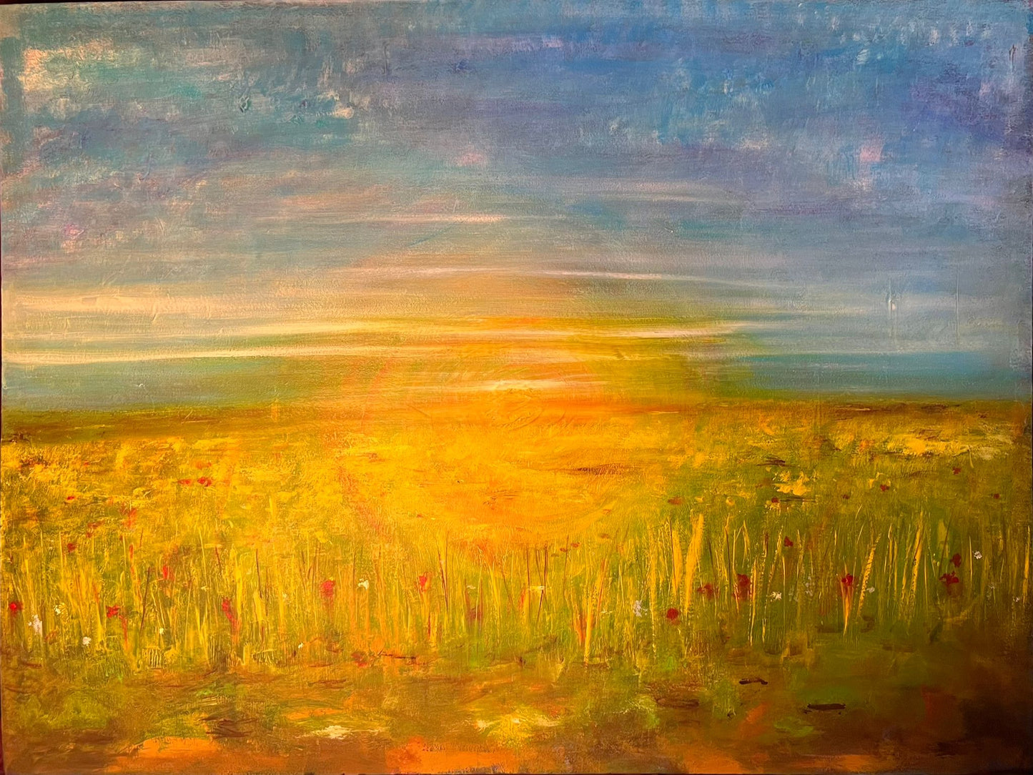 Abstract - Acrylic on Canvas 100cm x 70cm