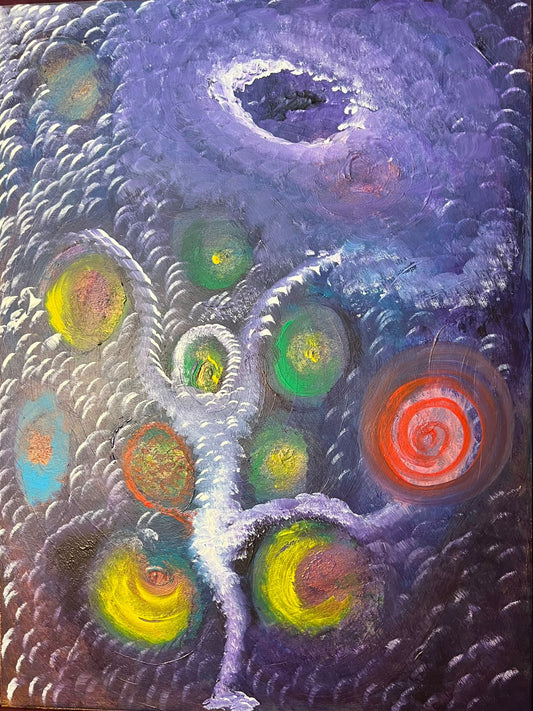 Abstract - Acrylic on Canvas 40cm x 60cm