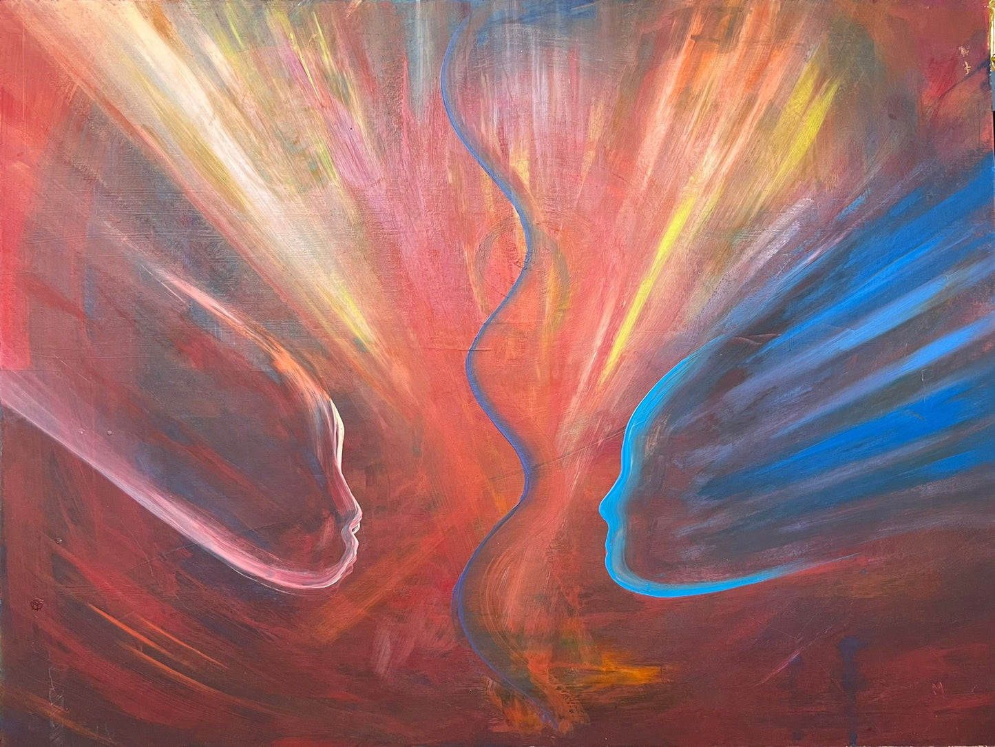 Abstract - Acrylic on Hardboard 70cm x 60cm