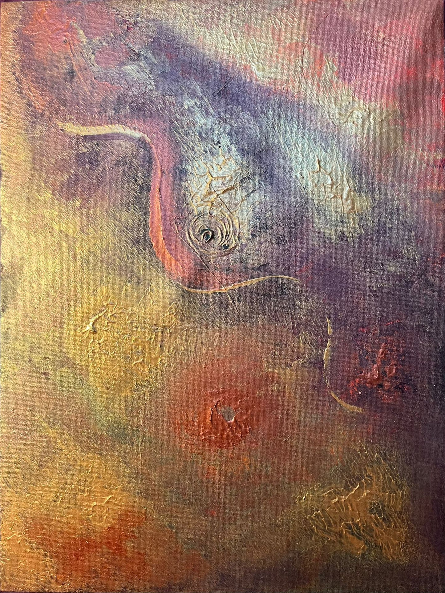 Abstract - Acrylic on Canvas 30cm x 40cm