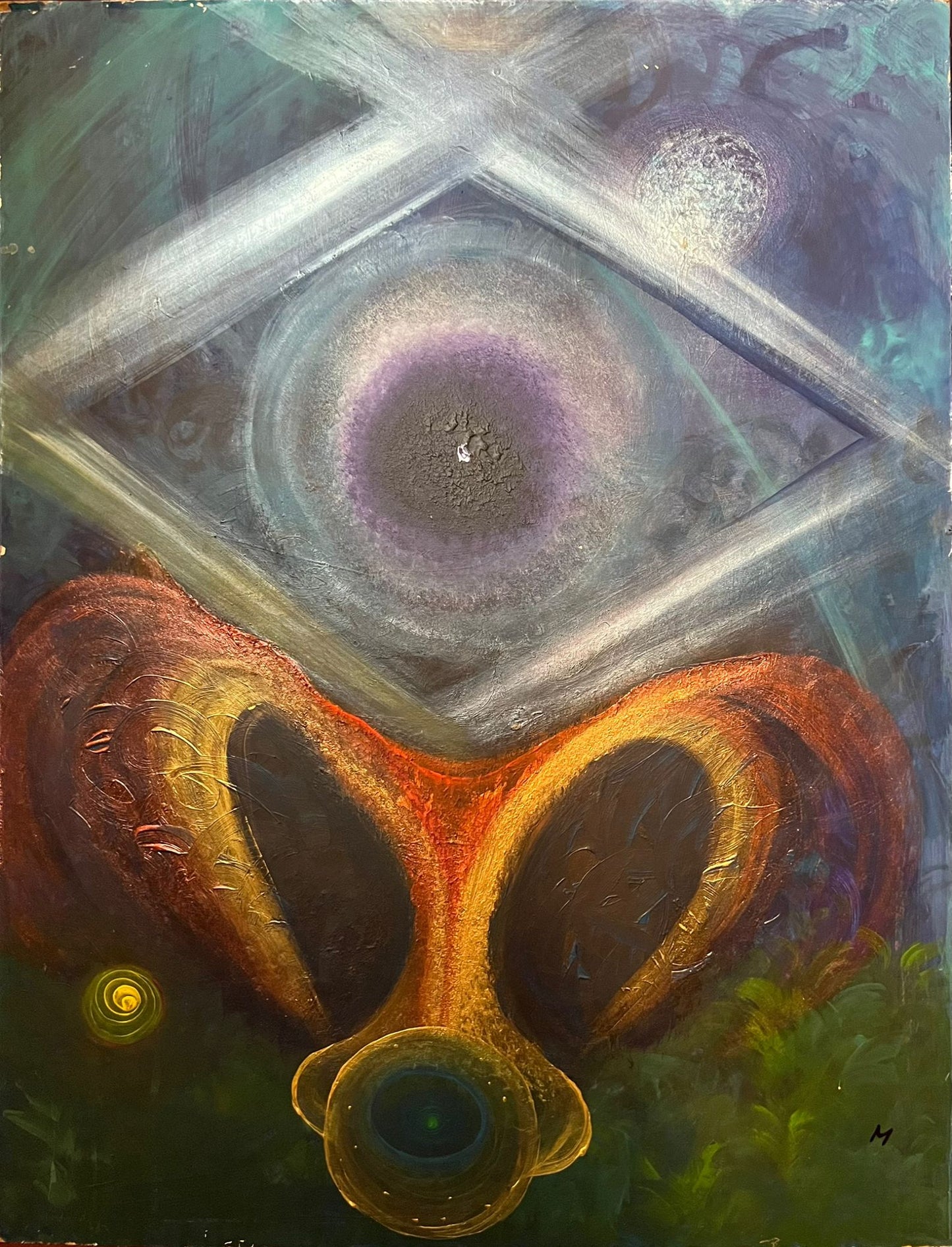 Abstract - Acrylic on Hardboard 49cm x 63cm